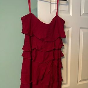 Red BCBGMAXAZRIA Dress, Size 12